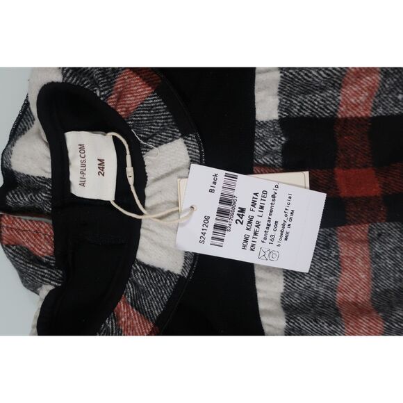 Ali Specials Red and Black Plaid Romper Toddler Girl 24 Months NWT - Picture 4 of 5